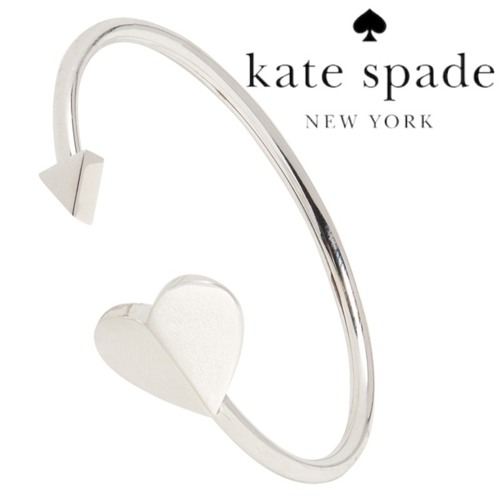 NWT ♠️Kate Spade♠️ Heritage Metal Spade Flex Cuff Bracelet